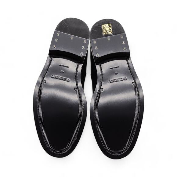 Burberry Luke TB Monogram Buckle Leather Chelsea Boot in Black 40 $1050 - Picture 7 of 10